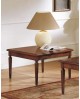 TAVOLINO QUADRATO CON INTARSIO PARQUET L.80 H.49 P.80