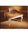 TAVOLINO QUADR. '700 INTARSIO VENEZIA E GAMBE SMONTABILI L.90 H.48 P.90