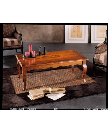 TAVOLINO RETT. INT. MARGHERITA E GAMBE SMONTABILI L.130 H.48 P.70