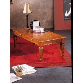 TAVOLINO RETT.RE 2 CASS. INT. FARFALLA E GAMBE SMONTABILI L.130 H.48 P.70