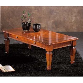 TAVOLINO RETT.RE 2 CASS. INT. STELLA E GAMBE SMONTABILI L.130 H.48 P.70