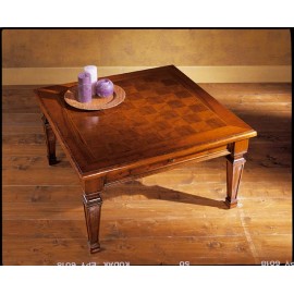 TAVOLINO QUADRATO 1 CASS. INT. SCACCHI E GAMBE SMONT. L.90 H.48 P.90