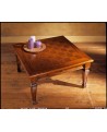 TAVOLINO QUADRATO 1 CASS. INT. SCACCHI E GAMBE SMONT. L.90 H.48 P.90