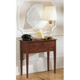 CONSOLLE 2 CASSETTI PICCOLI 1 GRANDE L.80 H.80 P.35