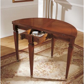 CONSOLLE APRIBILE IN CIL. C/BANDE G/SPILLO PANTOGRAF. L.110 H.81 P.55 (110)