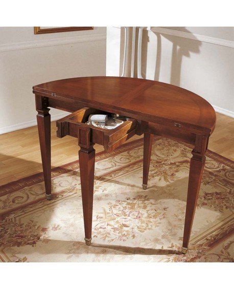 CONSOLLE APRIBILE IN CIL. C/BANDE G/SPILLO PANTOGRAF. L.110 H.81 P.55 (110)