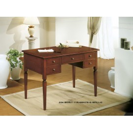 SCRITTOIO 5 CASSETTI E GAMBE A SPILLO L.115 H.79 P.60