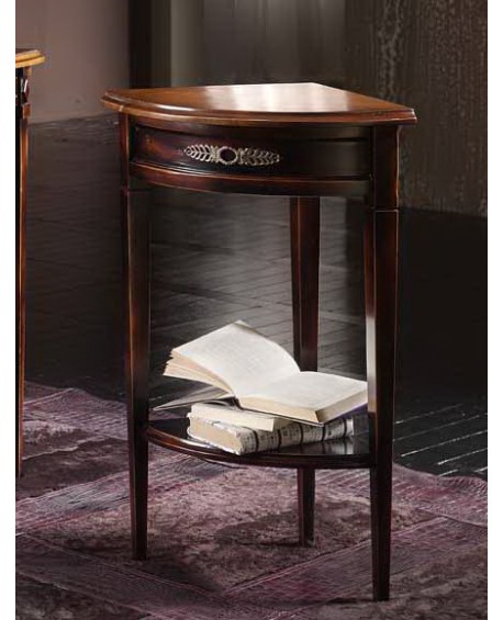 CONSOLLE ANGOLARE IN CILIEGIO MASSELLO L.36 H.68 P.34