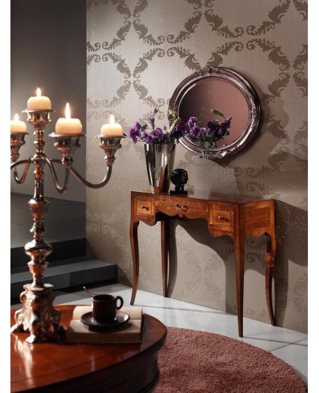 SCRIVANIA LASTRONATO NOCE 3 CASSETTI L.100 H.80 P.33