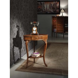 CONSOLLE ANGOLARE CON FILETTO E 1 CASSETTO L.46,5 H.80 P.46,5