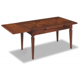 TAVOLO RETT. ALL. MOD. STELLA CON 2 ALL. DA 40 170X90 GAMBA SCIABOLA