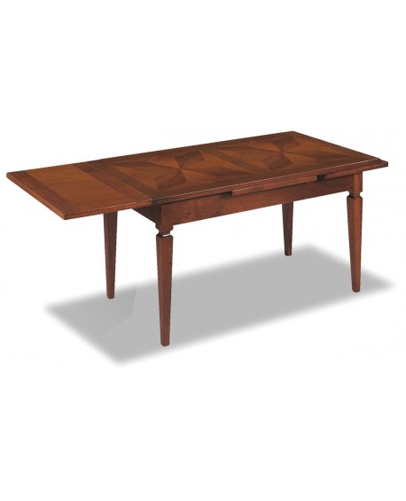 TAVOLO RETT. ALL. MOD. STELLA CON 2 ALL. DA 40 170X90 GAMBA SCIABOLA