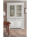 credenza vetrina legno massello