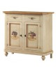 DRESSER WOOD WOOD MOBILE - ivory decorated