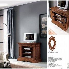 EQUIPADO soporte de madera TV MÓVIL