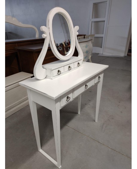 PETINEUSE TISCH UND SPIEGEL AS VERSCHIEDENE FARBEN PHOTO HOLZ