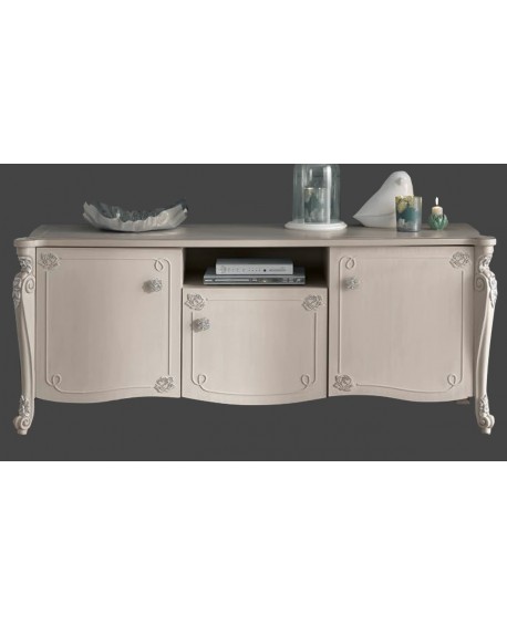 porta tv il legno massello vari colori