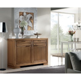 Credenza 2 ante 2 cassetti L. 160 P. 45 H. 104