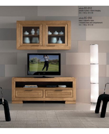 Base 2 tiretti e vano superiore   L. 148 P. 45 H. 59