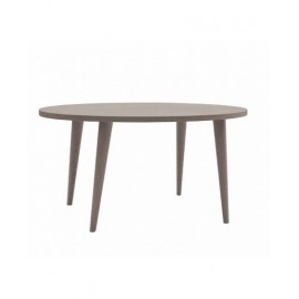 Tav. c/gambe tornite spillo e piano rovere Ovale C/BORDO DRITTO L.180 H.81 P.120