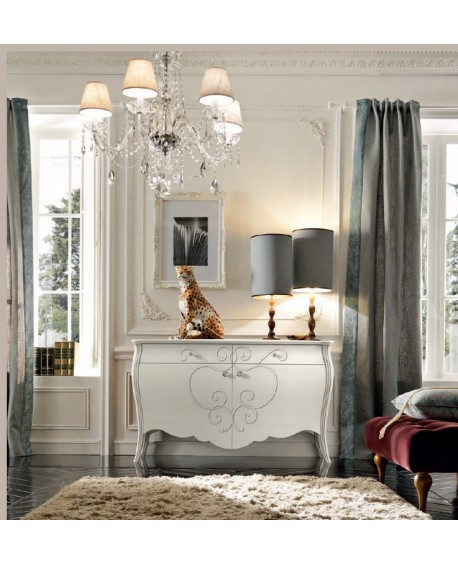 Armario de madera móviles REDONDEADAS VARIOS COLORES BLANCO