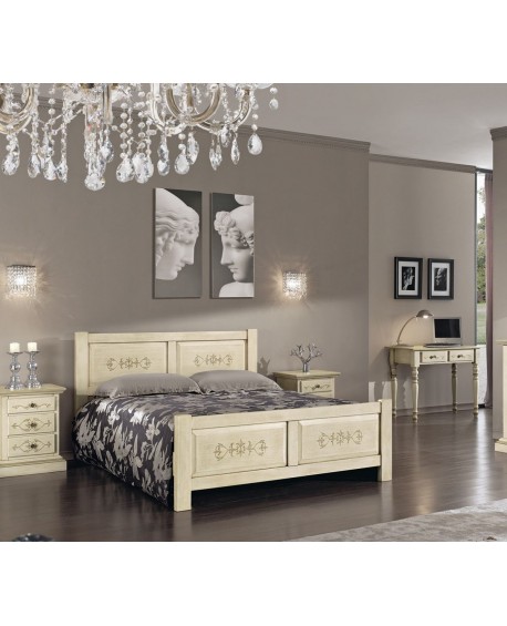 Cama de madera SOLID ARTIGIANALE L 173 P 209 H 107/60