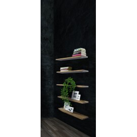 MENSOLA SINGOLA FRASSINO T. NATURALE120x25x3,5