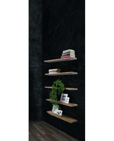 MENSOLA SINGOLA FRASSINO T. NATURALE120x25x3,5