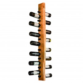 PORTABOTTIGLIE A MURO FRASSINO T. NATURALE16x3,5x140