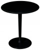 TAVOLINO ROTONDO LACCATO NERO50x50x55