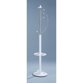 APPENDIABITI BIANCO CON PORTAOMBRELLI34x34x180