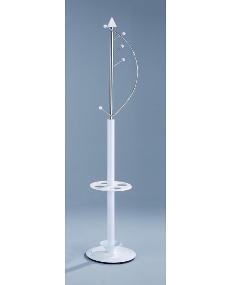 APPENDIABITI BIANCO CON PORTAOMBRELLI34x34x180