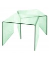 SET 2 TAVOLINI VETRO50x45x33