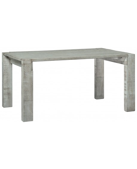 TAVOLO RUSTICO IN PIOPPO MASSICCIO CERATO BIANCO160x85x78