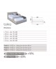 letto imbottito varie dimensioni