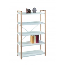 LIBRERIA IN PINO TINTA NATURALE75x32x135