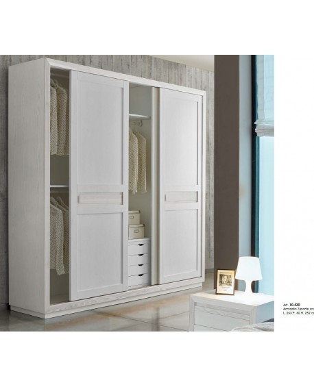 ARMADIO ANTE SCORREVOLI LEGNO MASSELLO VARI COLORI