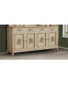 CREDENZA IN LEGNO MASSELLO DECORATA A MANO VARI COLORI E DECORI