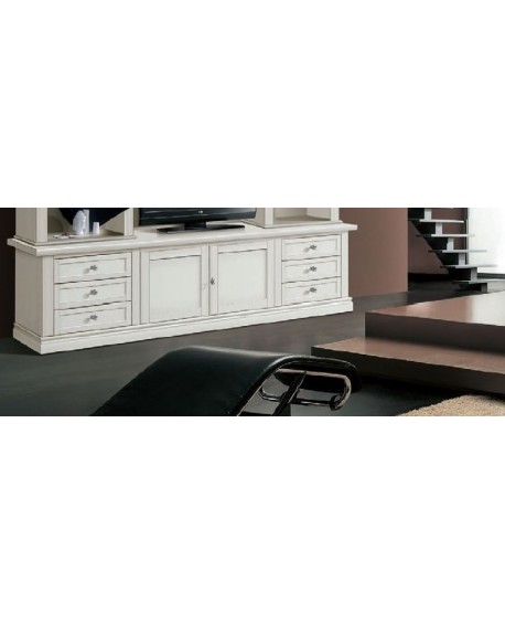 vetrina colonna in legno massello