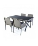 Tavolo FIORENZA 4 poltrone