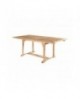 LINEA LEGNO GARDEN - Tavolo rettangolare estensibile