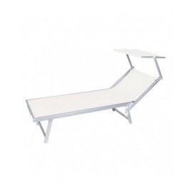 Lettino RIMINI BIANCO