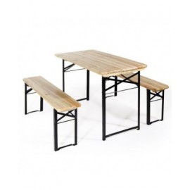 SET BIRRERIA RETTANGOLARE in legno/ferro