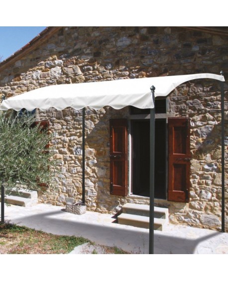Gazebo PERGOLA completo di telo NATURALE