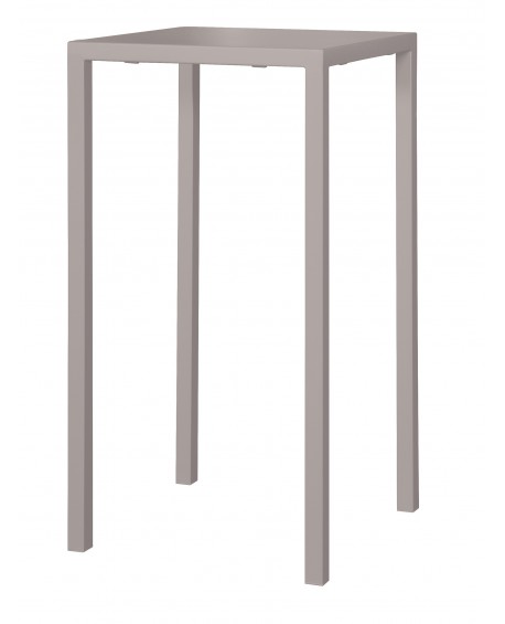 Tavolo in metallo Alto autolivellante colore  FANGO                     L.60 P.60 H.110