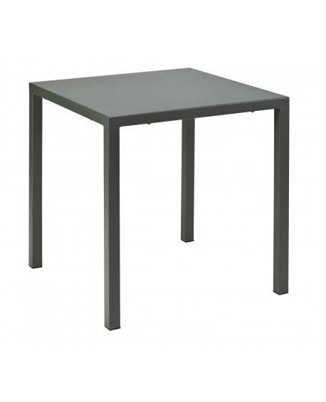 Tavolo in metallo autolivellante colore  ANTRACITE   L.80 P.80 H.75