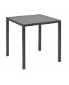 Tavolo in metallo autolivellante colore  ANTRACITE   L.80 P.80 H.75