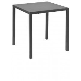 Tavolo in metallo autolivellante colore  ANTRACITE   L.70 P.70 H.75