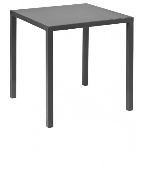 Tavolo in metallo autolivellante colore  ANTRACITE   L.70 P.70 H.75