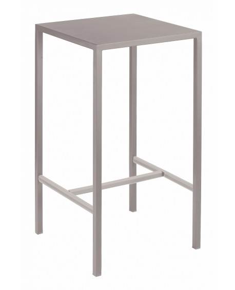 Sgabello in metallo colore  FANGO   L.32 P.32 H.78